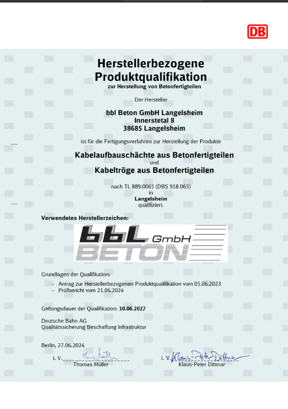 HPQ - Urkunde